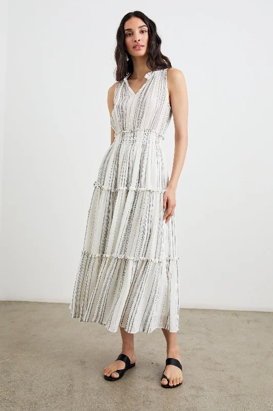 LOULOU DRESS - BASQUE STRIPE