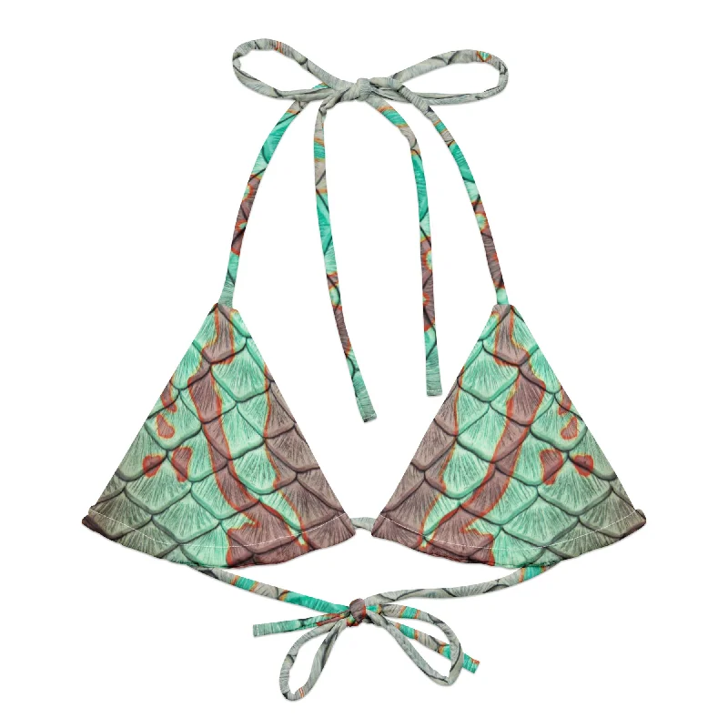 The Nautilus Recycled String Bikini Top