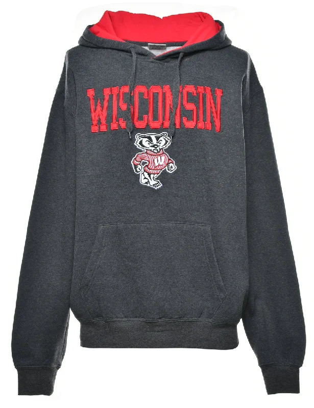 Wisconsin Printed Hoodie - L