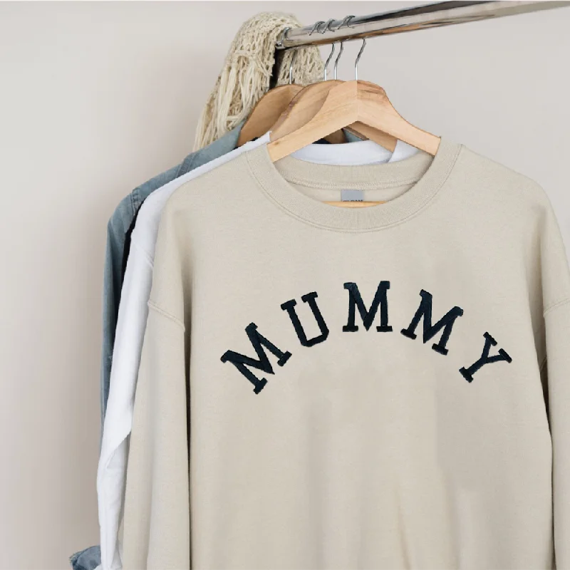 Mummy College Embroidered Sweatshirt