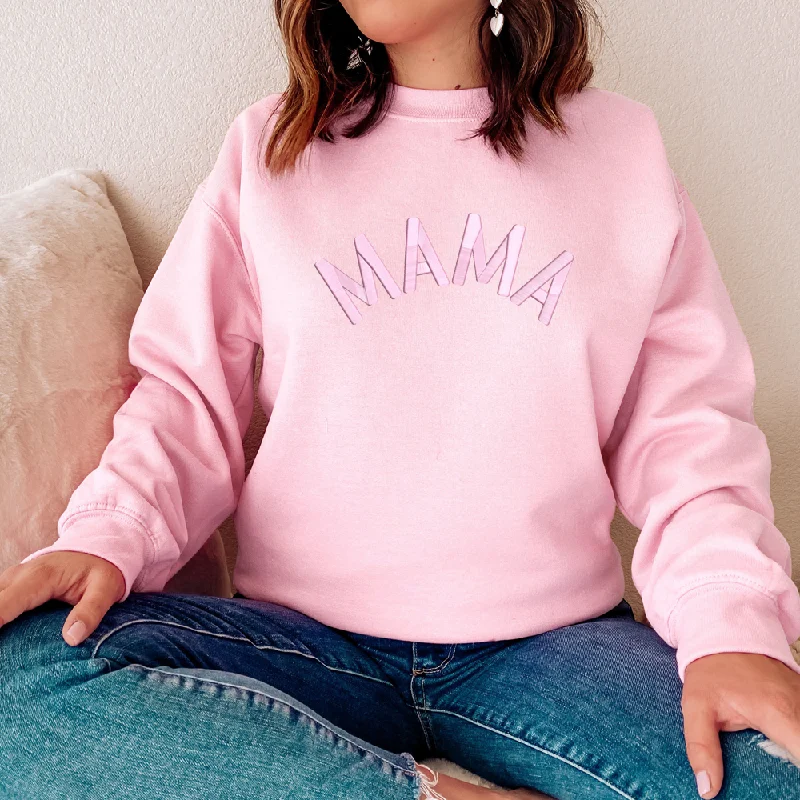 Mama College Embroidered Sweatshirt