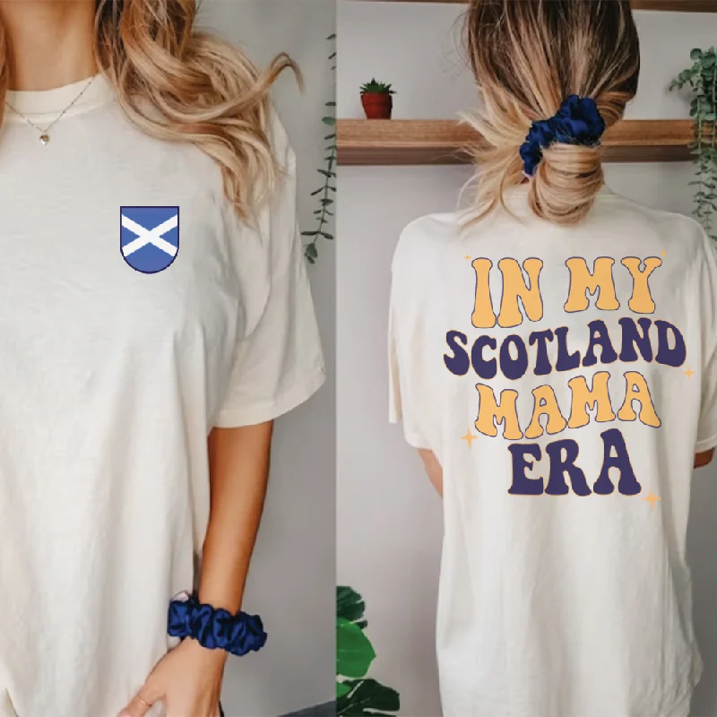 In My Scotland Mama Era Front & Back Graphic T-shirt