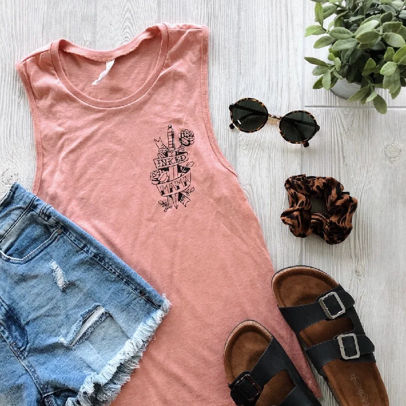 Inked Mama • Salmon Tank