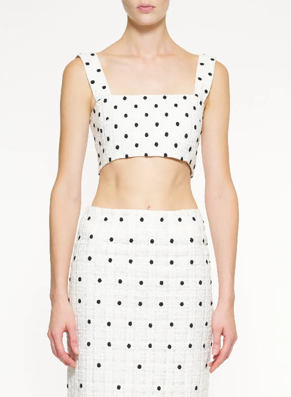 Moon Dot Crop Top