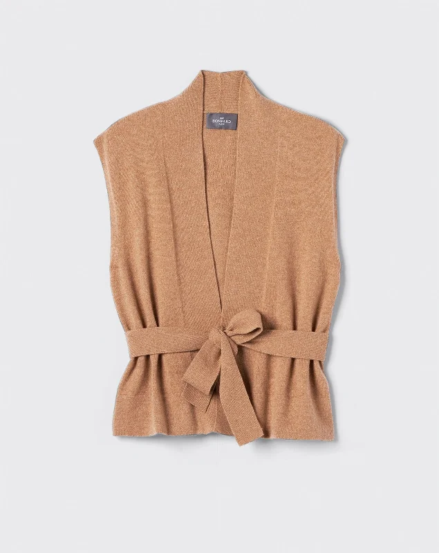 Belted cardigan