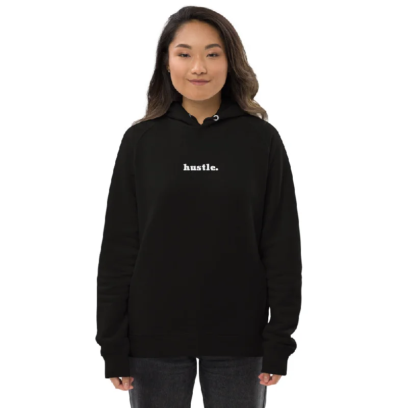 Hustle Eco Hoodie in Black