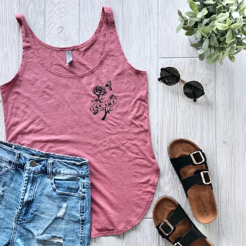 Hummingbird • Dark Mauve Tank