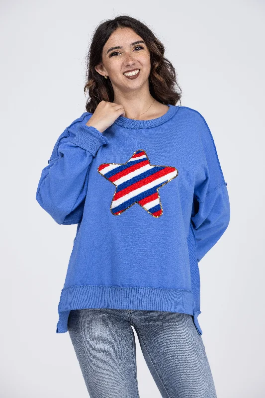 Star Spangled Long Sleeve Sweatshirt * Final Sale*