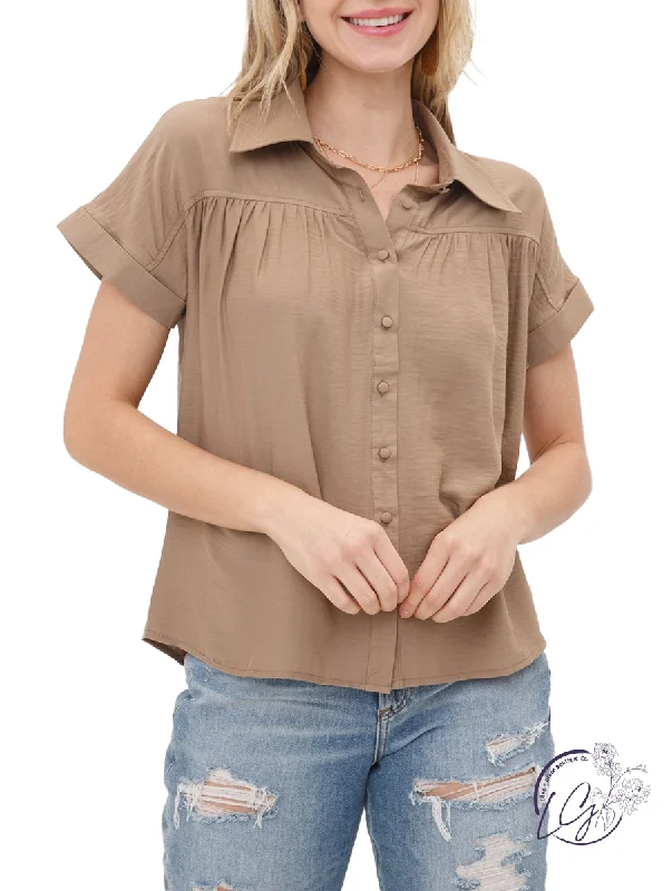 Sweet & Charming Collared Button Down