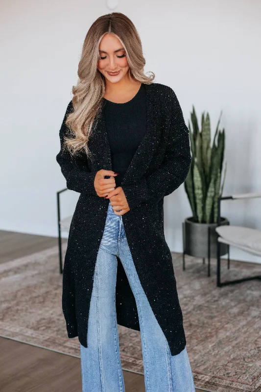 Confident & Classy Cardigan - Black