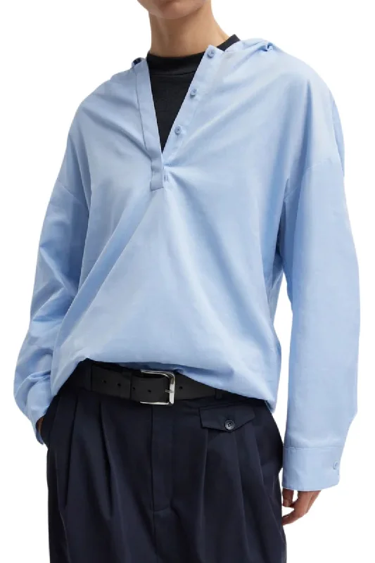 Oxford Hooded Shirt