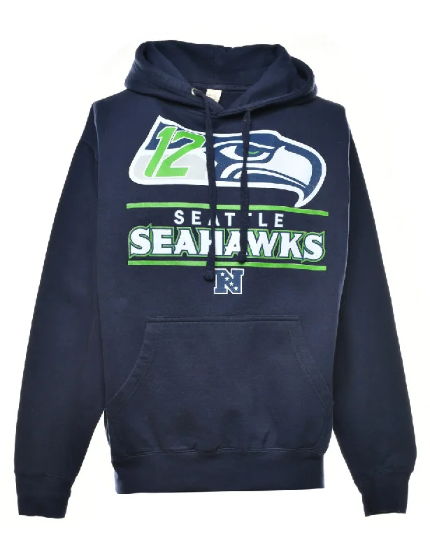 Seattle Seahawks Printed Hoodie - S