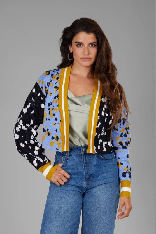 Multitone Floral Cardigan