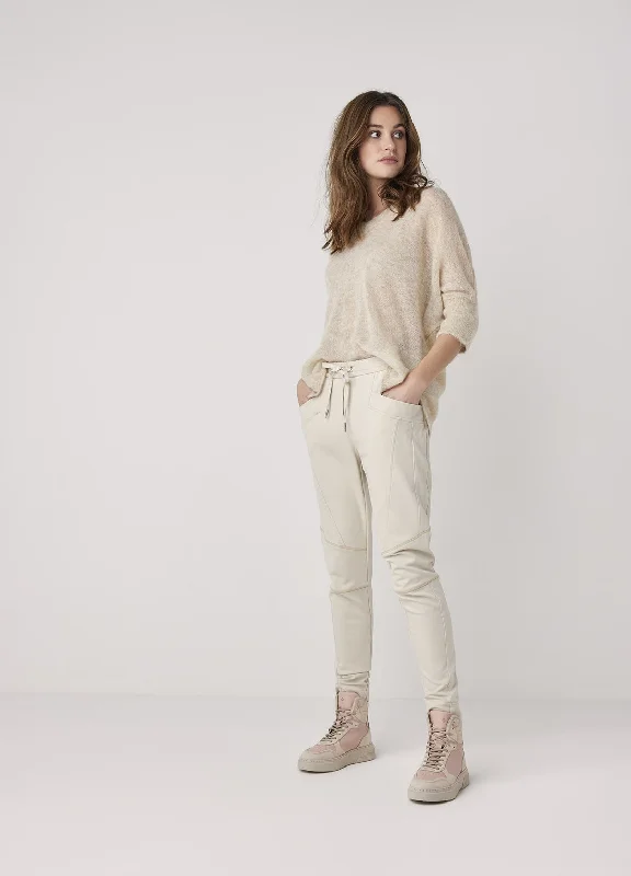 Summum Kit Beige Oversized Light Alpaca Sweater