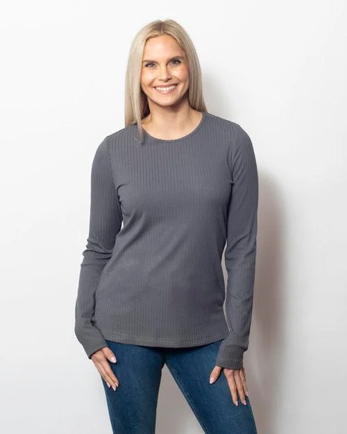 Snoskins Cashmere Rib Knit T-Shirt 33622-24F