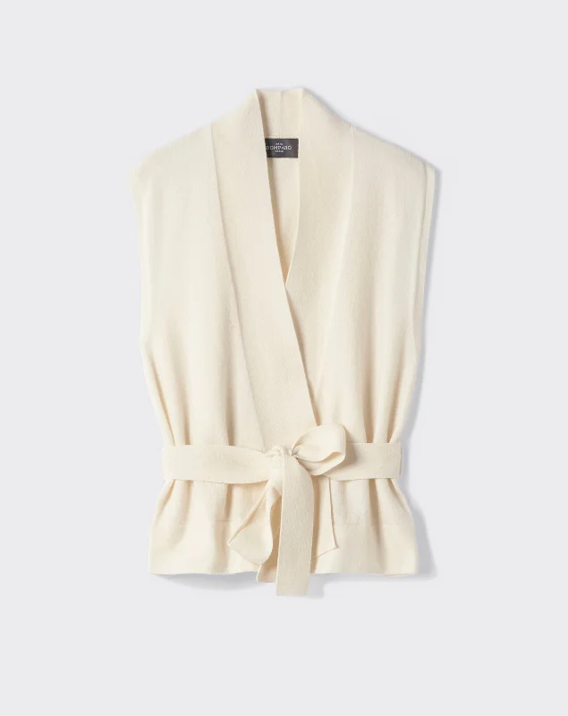 Belted cardigan