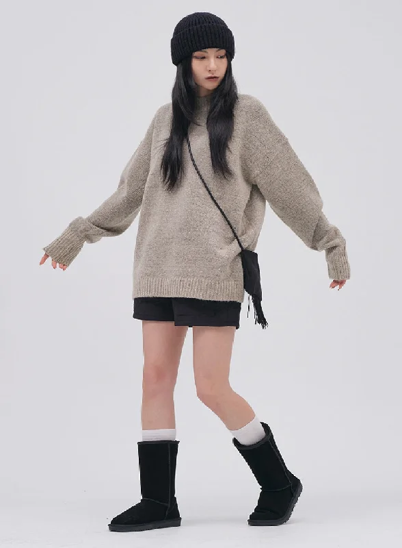 Oversize Round Neck Knit Unisex CN17