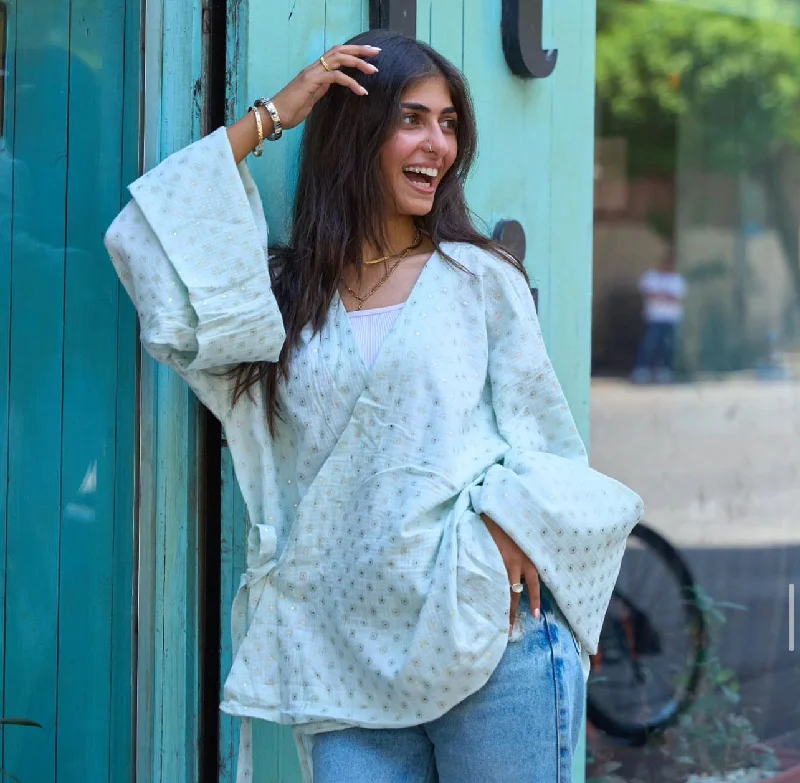 Mint Indian style Cardigan