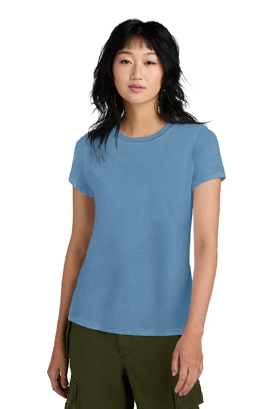 District Womens Perfect Weight Short Sleeve Crewneck T-Shirt - Tundra Blue