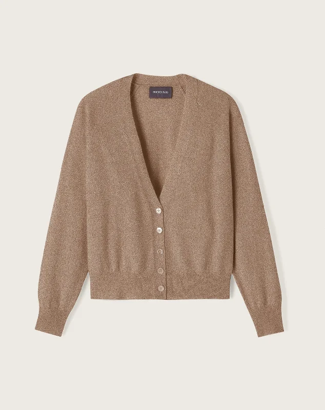 Raglan-sleeved cardigan