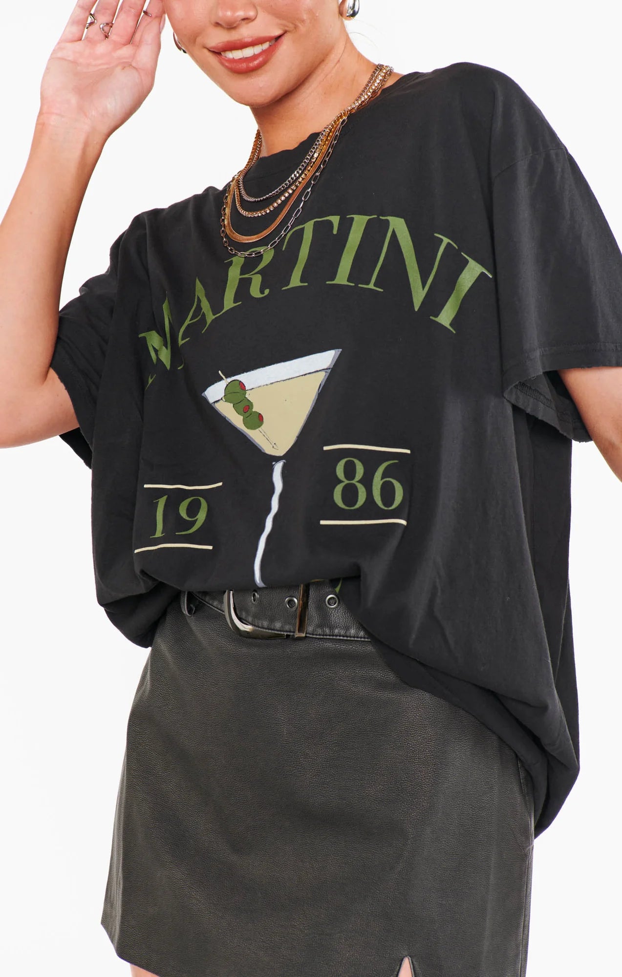 Black Tom Tee Martini