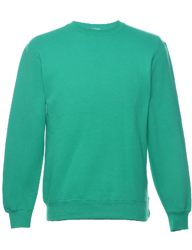 Green Plain Sweatshirt - XS