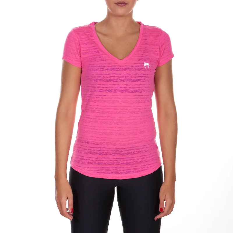 Venum Essential V Neck T-Shirt - Pink